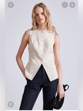 APiece Apart Marca Tunic Vest in Shell